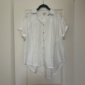 Sundance Tensift Cotton Top Size S Eyelet detail Button-Up oversize BOHO
